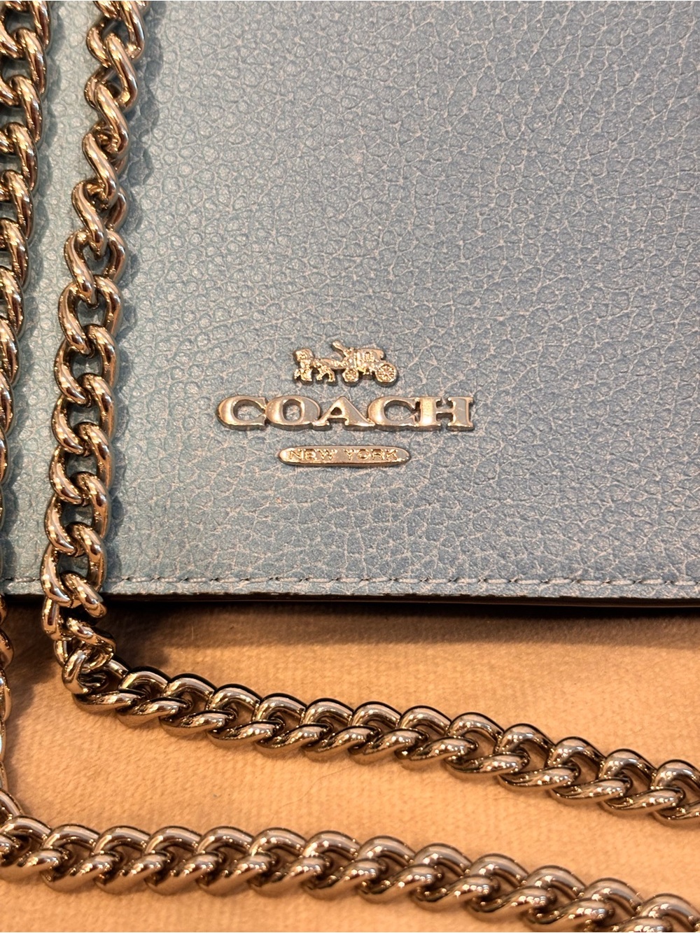 COACH Hayden Foldover Crossbody Clutch with Ombré Willow Floral Rivets. - Picture 2 of 16